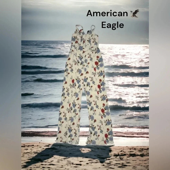 American Eagle 🦅 Wide-leg pants Jumpsuit‎ - Picture 3 of 10